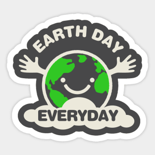 Earth Day Every Day Cool Sticker